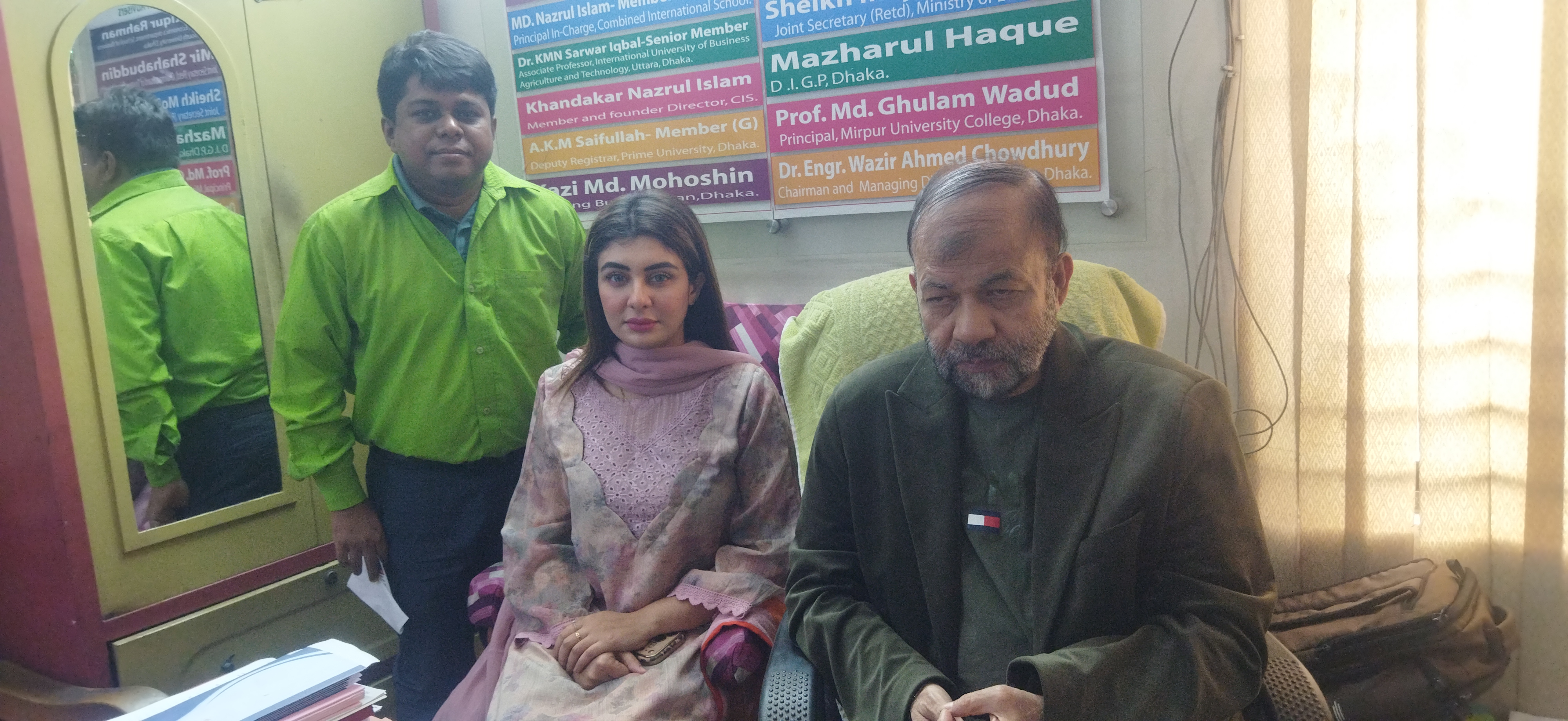 নতুন বিজ্ঞাপনের শুটিং করলেন নির্মাতা নাসিম সাহনিক